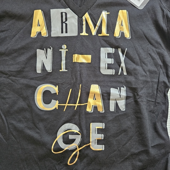 NWT Armani Exchange v-neck tshirt M - Picture 5 of 10